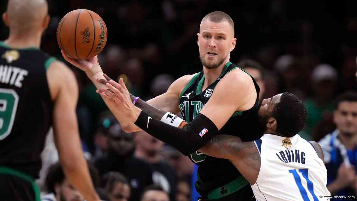 Porzingis to miss Game 3 of NBA Finals as Mavs head into series 0-2