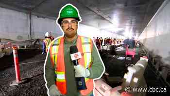 Touring the La Fontaine Tunnel's delayed construction site