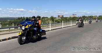 150 motorcyclists go on ‘truly inspiring’ ride to support Alberta Children’s Hospital