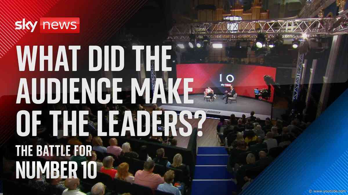 What did the audience make of Starmer & Sunak?  | The Battle for Number 10