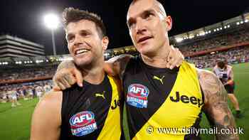 Footy great Trent Cotchin lauds former Richmond teammate Dustin Martin ahead of his 300th game - and offers an insight into what makes the AFL superstar tick