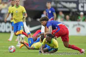 Pulisic offsets Rodrygo goal as US gains 1-1 tie against Brazil in last Copa America warmup