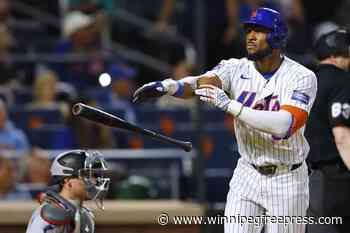 Mets hit 3 homers and Tyrone Taylor gets 4 hits in 10-4 win over sloppy Marlins