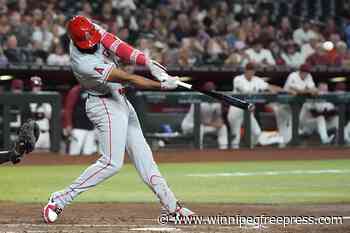 Soriano pitches effectively into the 9th inning and Angels roll over Diamondbacks 8-3