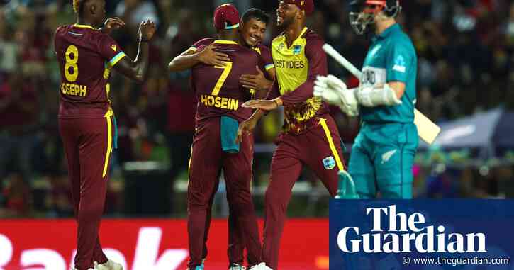 New Zealand on brink of elimination after defeat to West Indies at T20 World Cup