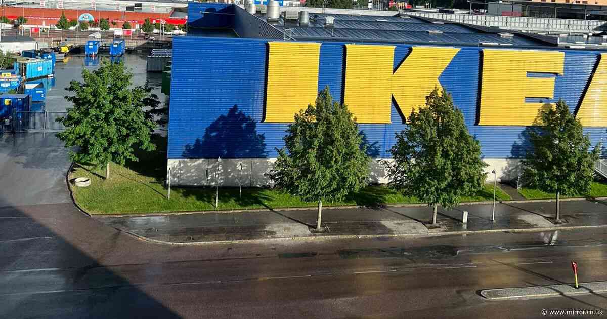 Tourist gushes over hotel view as rainbow hits IKEA – and everyone's making same joke