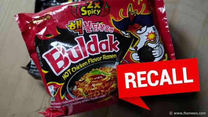 Country's food police recall various types of instant noodles for being too spicy