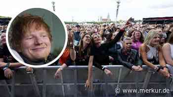 Ed Sheeran nimmt Münchens Fanfest-Besucher in die Pflicht – was er zurückbekommt, reicht ihm nicht