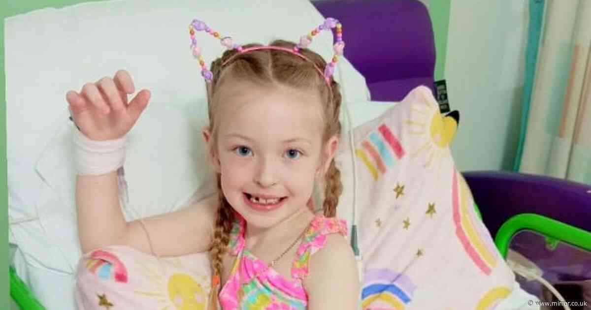Young girl's life 'changed forever' after collapsing on the way to school