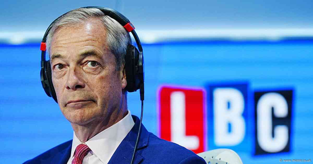 Nigel Farage blasted by street cleaner on live LBC call over 'pack of lies' remark