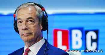 Nigel Farage blasted by street cleaner on live LBC call over 'pack of lies' remark