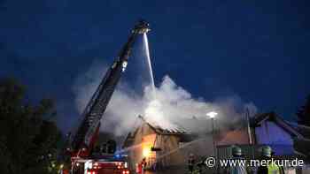 Großbrand in Ingenried: Feuer zerstört Firmengebäude - über 150 Einsatzkräfte vor Ort