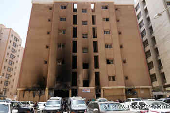 At least 40 Indians die in a fire at a building housing foreign workers in Kuwait