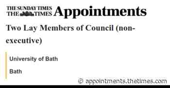 University of Bath: Two Lay Members of Council (non-executive)