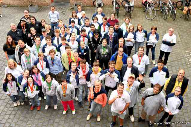 Atleten Special Olympics ontvangen op Kortrijkse stadhuis