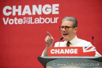 Protester interrupts Keir Starmer’s Labour party manifesto launch