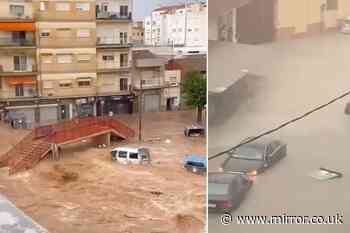 Majorca flood chaos shown in dramatic images as streets turn into rivers