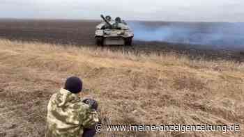 Geklaut und umgebaut: Russlands Armee testet ferngesteuerten Panzer an der Ukraine-Front
