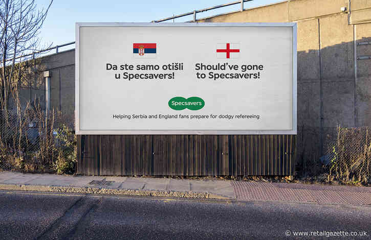 Specsavers translates signature slogan for Euros ’24 ad campaign