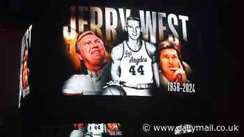 NBA honors Jerry West at Game 3 of the Finals with a moment of silence and touching tribute video after the Lakers' 'Mr. Clutch' died at 86