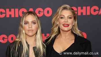 Natalie Bassingthwaighte makes rare appearance with lookalike daughter Harper at opening night of Chicago
