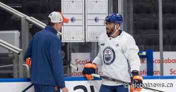 As Edmonton Oilers prepare for Game 3 of Stanley Cup Final, questions swirl about health of Evander Kane