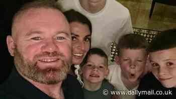 Wayne Rooney shares a sweet family snap with wife Coleen and their four sons after celebrating 16th wedding anniversary