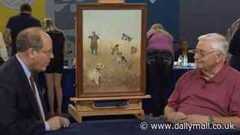 Antiques Roadshow guest is left speechless after discovering the value of his wife's late aunt's painting