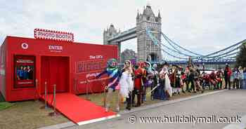 Vodafone creates UK's largest photo booth as part of new network launch