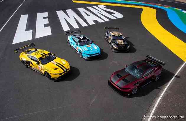 Ford stellt in Le Mans den neuen Mustang GTD mit neuem Performance-Paket und fahrerorientiertem Cockpit vor