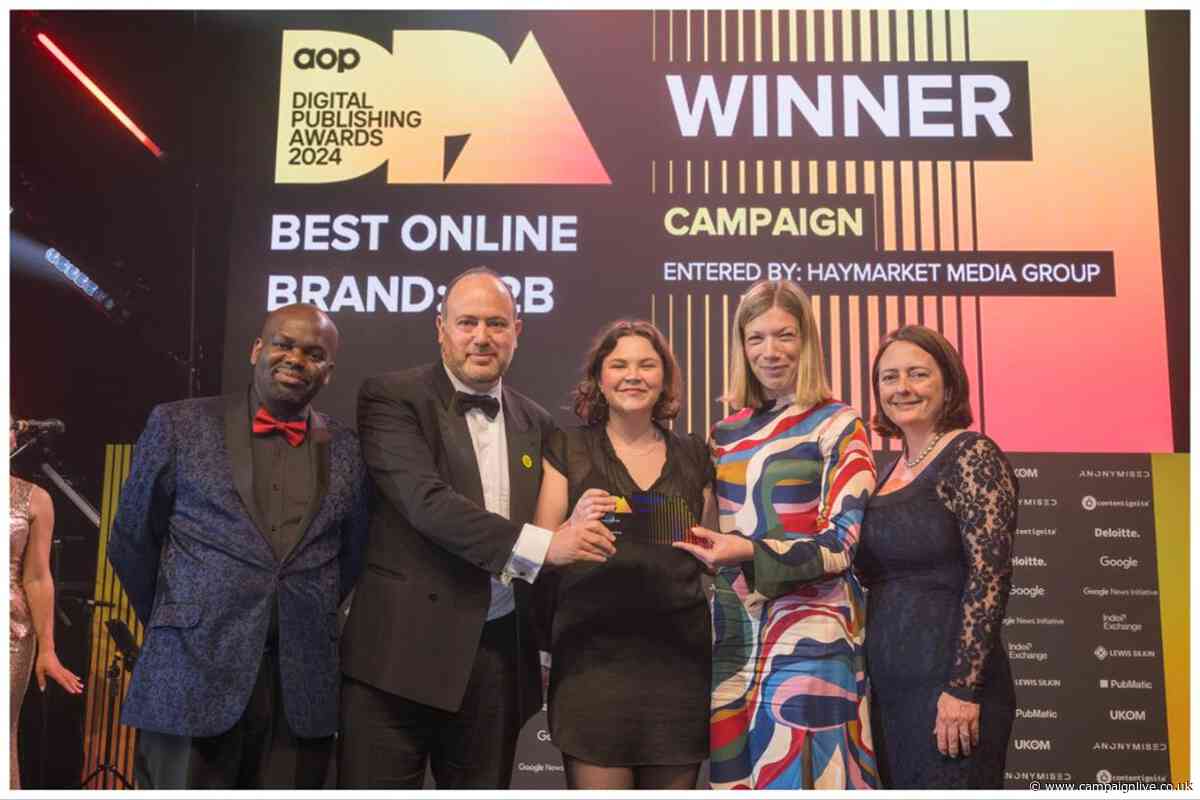 Campaign wins AOP Grand Prix for best online B2B brand for third year in a row
