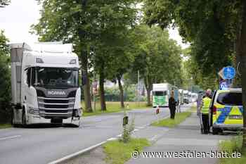 Verkehrschaos nach Lkw-Unfall in Bielefeld