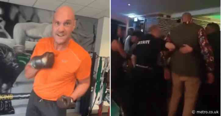 Tyson Fury sends message to fans over Oleksandr Usyk rematch fears after being escorted out of a pub