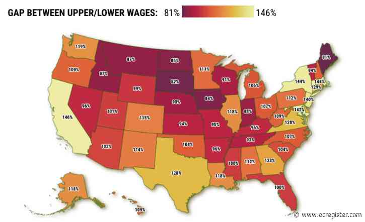 California has No. 1 US wage gap between haves and have-nots