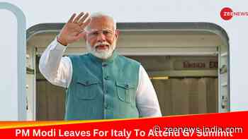 PM Modi Emplanes For Italy To Attend G7 Summit In First Foreign Trip In 3rd Term