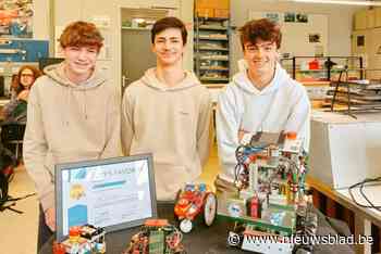 Studenten Sint-Jorisinstituut winnen juryprijs op Europees robotkampioenschap