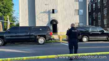 Investigation underway after explosive blows up entrance of Bridgeport apartment building