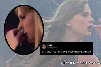 Taylor Swift Battles Nasty Onstage Runny Nose, Proves She's Human