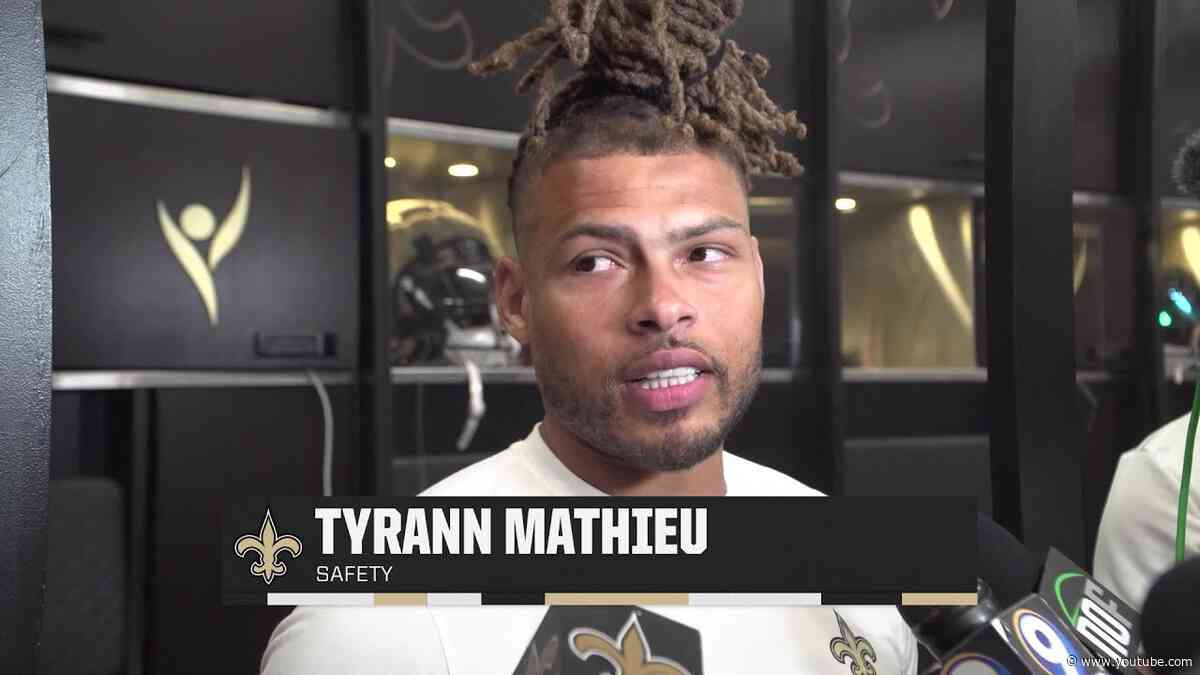 Tyrann Mathieu on 1st Impressions of Offense, Team Culture | Saints Minicamp 6/11/2024