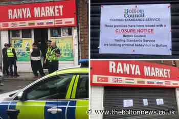 Farnworth: Shop shut down by council and police