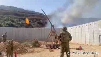 Israels Armee feuert mit Mittelalter-Waffe Brandgeschosse nach Libanon