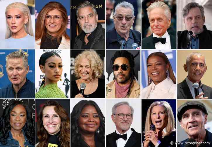 Hollywood’s A-listers are lining up behind Joe Biden. Will their support matter in November?