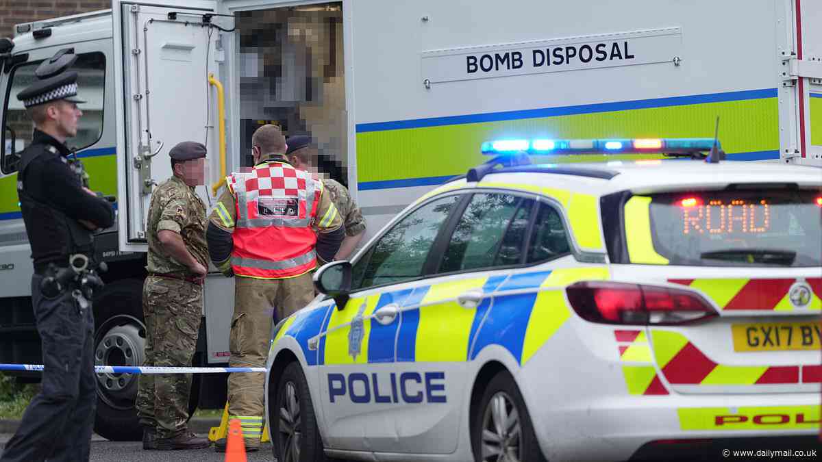 Army bomb disposal units rush to Tory MP Jeremy Quin's office after suspect device found - as police seal off area with homes evacuated