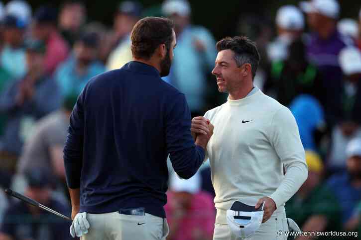 Scheffler plays with McIlroy and Schauffele