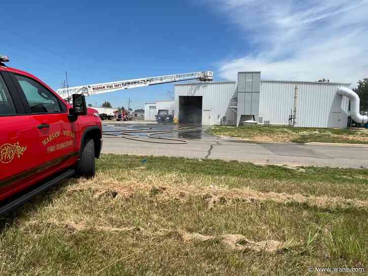 Electrical fire at Warsaw metal finishing building
