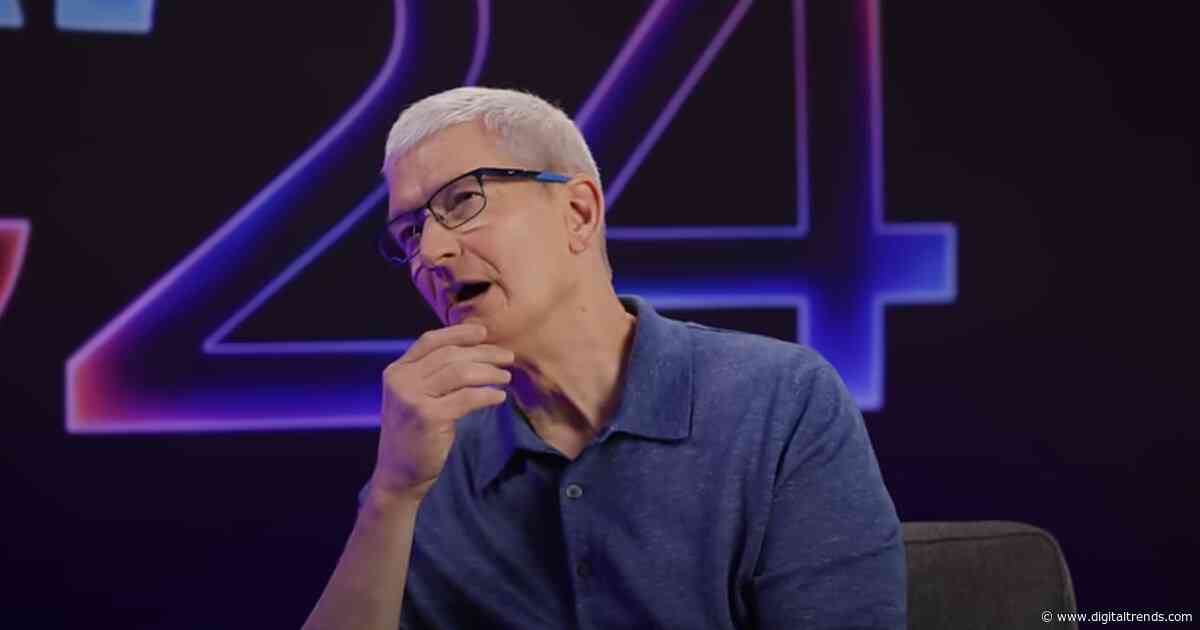 Watching Tim Cook defend the Magic Mouse is pure gold