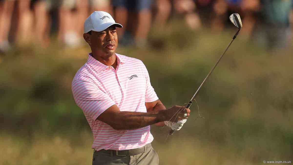 Tiger shoots 4-over after rough round with irons