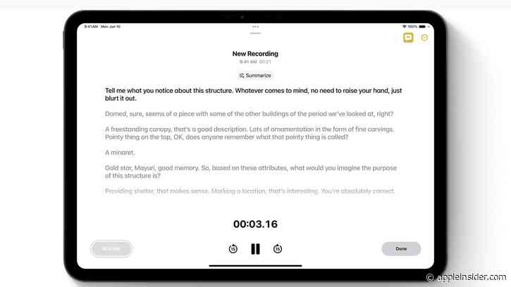Record, summarize, and transcribe audio with Apple Notes on iOS 18