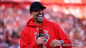 Jurgen Klopp is BACK at Anfield! Legendary Liverpool boss returns for Taylor Swift gig as he records message for his followers - before being spotted in the stands at the star's Eras Tour
