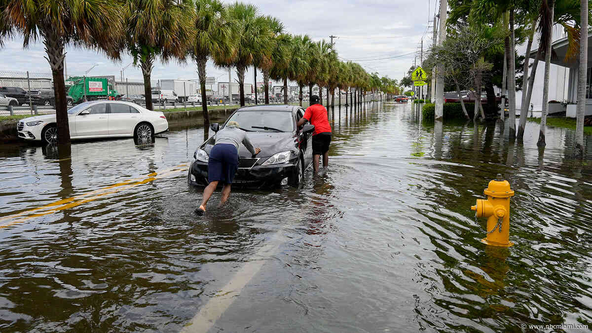 Flooding in South Florida: These are the cities with the highest rainfall totals